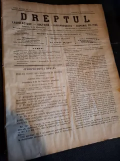 Dreptul, Revista de legislatiune, doctrina, jurisprudenta, economie politica, Anul XXXIV Nr.83 1905 - C.G.Dissescu, V.Athanasovici, Paul Negulescu, Al.Cerban, George G.Danielopolu