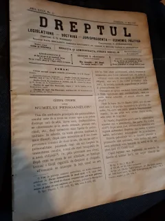 Dreptul, Revista de legislatiune, doctrina, jurisprudenta, economie politica, Anul XXXIV Nr.42 - C.G.Dissescu, V.Athanasovici, Paul Negulescu, Al.Cerban, George G.Danielopolu