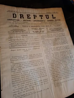 Dreptul, Revista de legislatiune, doctrina, jurisprudenta, economie politica, Anul XXXIV Nr.48 1905 - C.G.Dissescu, V.Athanasovici, Paul Negulescu, Al.Cerban, George G.Danielopolu