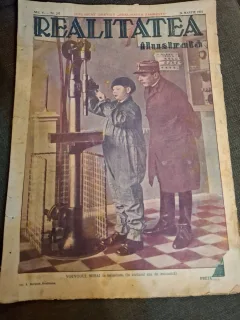 Revista Realitatea Ilustrata Anul V Nr.217,26 Martie 1931 - Pe coperta Voevodul Mihai in intimitate(in atelierul sau de mecanica)