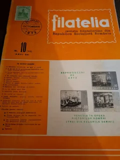 Revista Filatelia  - Nr.10 Octombrie 1972 Anul XXI