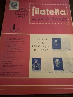 Revista Filatelia - Nr.8 August 1968 Anul XVII