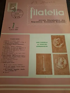 Revista Filatelia Nr.7 Iulie 1975 Anul XXIV - Revista filateliștilor din Republica Socialistă România