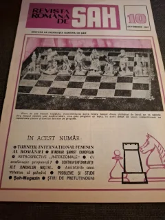 Revista Română de Șah - Nr.10 1987 Octombrie