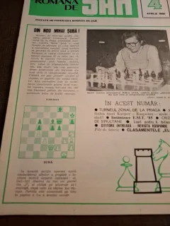 Revista Română de Șah - Nr.4 1985 Aprilie