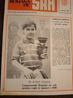 Revista Română de Șah - Nr.8 1988 August