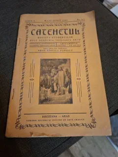 Catehetul,Revista Studentilor de la Academia Teologica Arad  Anul I Nr.6-7 1941 Mai-Iunie - Prof. Vintilă Popeșcu