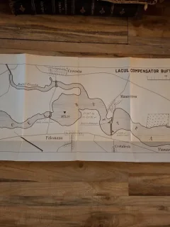 Harta Lacului Compensator Buftea - Marvan S.A.R.