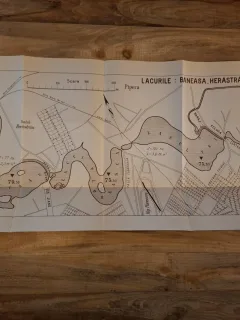 Harta Lacurilor Băneasa,Herăstrău,Floreasca si Tei (Pl.XI) - Marvan S.A.R.