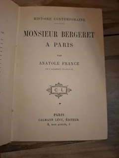 Monsieur Bergeret à Paris - Anatole France