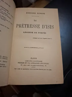 La Prêtresse d Isis - Édouard Schuré