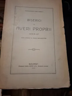 Biserici cu averi proprii (seria III-a) - Administrația Casei Bisericii
