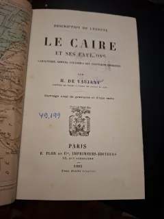 Le Caire et ses environs - H. De Vaujany