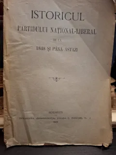Istoricul Partidului Național-Liberal de la 1848 și până astăzi - Exlibris avocat Mihail N.Putureanu