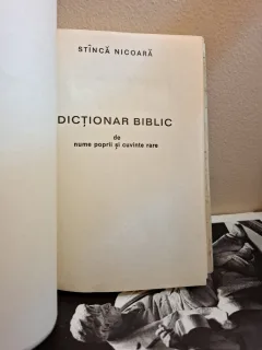 Dicționar biblic - Stînca Nicoară