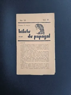 Bilete de papagal Nr.25 Vol.III - T. Arghezi