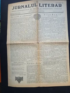 Ziarul Jurnalul Literar No. 41/Anul I - Director G. Călinescu