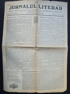 Ziarul Jurnalul Literar No. 40/Anul I - Director G. Călinescu