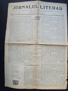 Ziarul Jurnalul Literar No. 33/Anul I - Director G. Călinescu