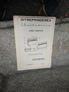 Caiet Service Gloria S 720T - Intreprinderea Electronică