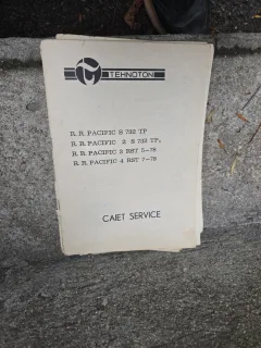 Caiet service radioreceptoare R.R. Pacific S732 TP ....  R.R. Pacific 4 RST 7-78