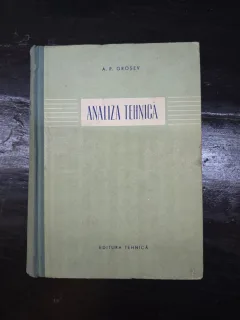 Analiza tehnică - A. P. Groseș