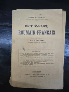 Dictionnaire Roumain-Français - Constitu Șăineanu