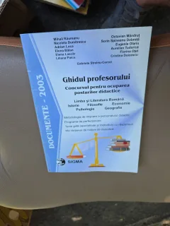 Ghidul profesorului, concursul pentru ocuparea posturilor didactice - Mihail Răureanu si altii