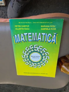 Matematică, manual pentru clasa a V-a - Petre Chirtop, Valentin Radu, Mariana Roșu, Gabriela Ross