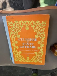 Culegere de texte literare pentru clasele V-VIII