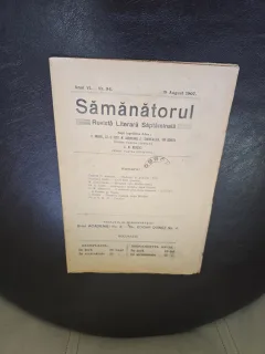 Revista Samanatorul, revista literara saptamanala nr.34/1907