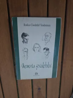 Memoria șevaletului - Rodica Ciocârdel Teodorescu  cu dedicatia autoarei