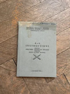 A-9 Instructiuni pentru aprecierea tragerilor artileriei terestre (piesa, pluton, baterie)