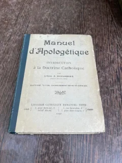 A. Boulenger Manuel d Apologetique (1925)
