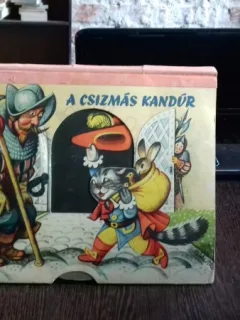 A CSIZMÁS KANDÚR - CARTE PENTRU COPII CU DESENE 3D  (MOTANUL INCALTAT)