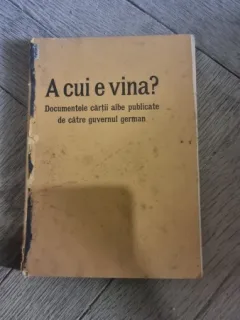 A cui e vina? Documentele cartii albe publicate de catre Gvernul German