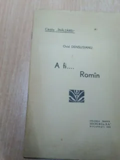 A FI .... ROMIN-OVID DENSUSIANU