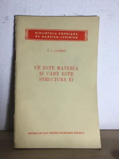 A. I. Uiomov - Ce Este Materia si Care Este Structura Ei