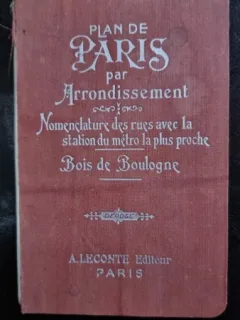 A. Leconte - Plan de Paris par Arrondissement. Bois de Boulogne