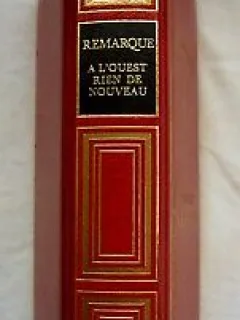 A L OUEST RIEN DE NOUVEAU - REMARQUE   (CARTE IN LIMBA FRANCEZA)