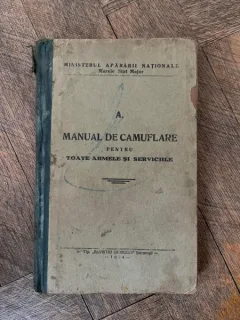 A. Manual de camuflare pentru toate armele si serviciile (1934)