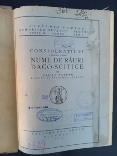 Academia Romana: Memoriile Sectiunii Istorice 1923