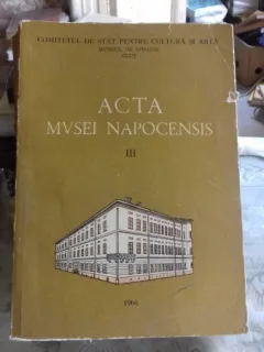 Acta Musei napocensis III , 1966