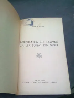 Activitatea lui Slavici la