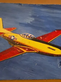 Acuarela Avion - Silviu Morariu