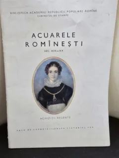 Acuarele romanesti sec.XIX-XX. Expozitie mai-iunie 1963