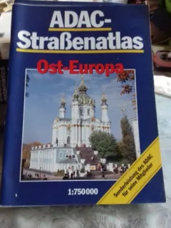 ADAC - STRAßENATLAS OST-EUROPA  (ATLAS CU HARTI  AUTO, EUROPA DE EST)