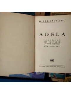 Adela , G. Ibraileanu