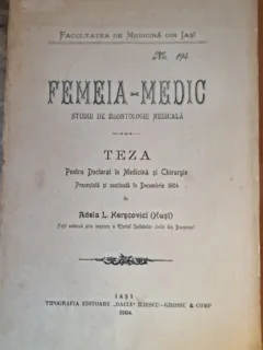 Adela L. Merscovici - Femeia-Medic