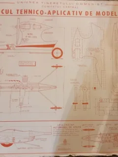Afis Cercul Tehnico-Aplicativ de Modelism - Modelul de viteza SPRINT/ RACHETA automodel de viteza